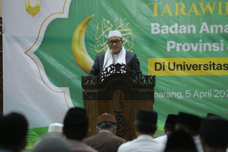 Sambutan Rektor Pada Tarawih Keliling BAI Jateng di Unissula