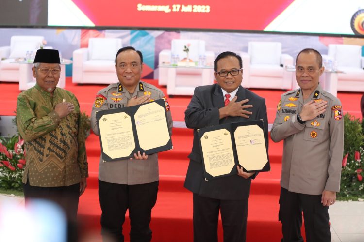 Unissula Perkuat Kerjasama dengan Mabes Polri