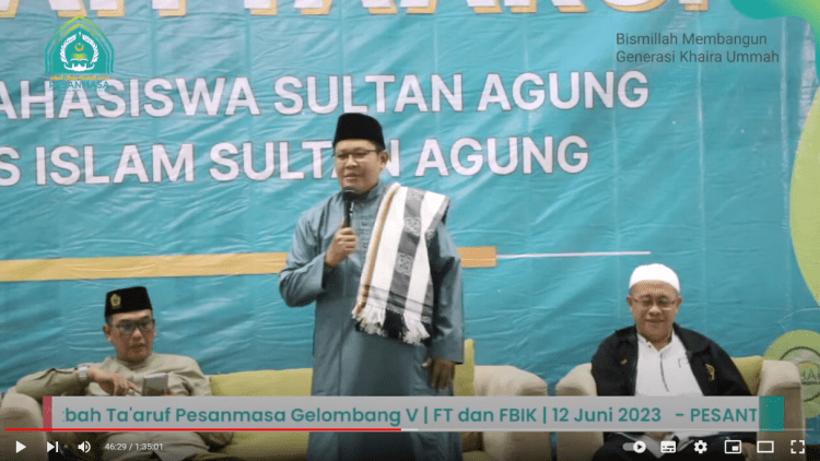 Mahasiswa Unissula Nyantri di Pesantren Unissula