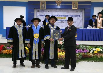 Teliti Endapan Lahar Dingin Markhaban Siswanto Raih Doktor