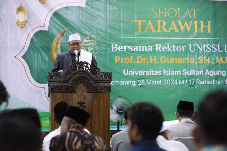 Rektor Unissula Ajak Civitas Akademika untuk Bersedekah