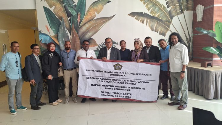 Alumni Internasional Sambut Rektor Unissula di Timor Leste