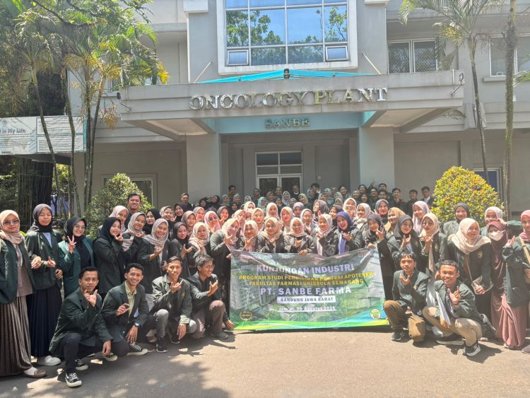 Mahasiswa Apoteker Unissula Kunjungi PT Sanbe Farma