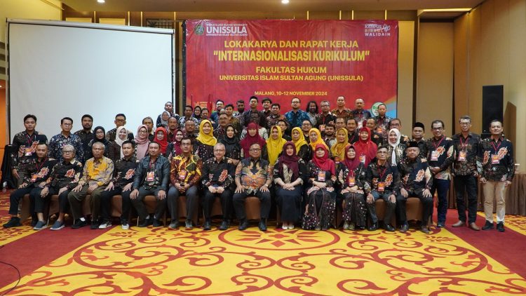 FH Unissula Helat Lokakarya Internasionalisasi Kurikulum